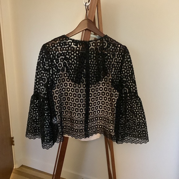 J. Crew Daisylace bell-sleeve top, 8 - Picture 4 of 8